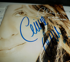 Celine Dion signed a Decade of Song CD Booklete only in person picture