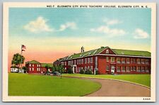 Vintage Linen Postcard - Elizabeth City State Teachers College NC - Unposted picture