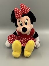 Vtg Walt Disney World Disneyland 17” Minnie Mouse Plush W/ Polka Dot Dress picture