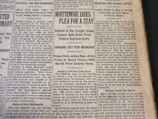 1926 AUGUST 12 NEW YORK TIMES - WHITTEMORE LOSES PLEA FOR A STAY - NT 6602 picture