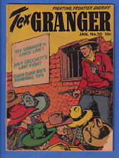 Tex Granger Adventures Magazine #20 Commended Comics Publisher 1949 picture
