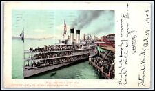 Postcard Off For A River Trip.copyright, 1901, By Detroit Photographic Co   Y63 picture