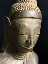 Burma Myanmar SE Asia detailed bronze Buddha late Shan/early Mandalay 18-19th c picture