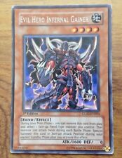 YuGiOh - Evil Hero Infernal Gainer - GLAS-EN004 - 1st Edition. Free Postage picture
