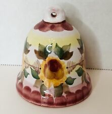 Collector, Souvenir Bell , Alaska, yellow flower, clay picture