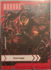 2022-23 Upper Deck Marvel Annual #17 Carnage Canvas Variant picture