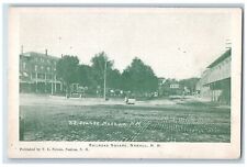 c1905's Railroad Square Scene Nashua New Hampshire NH Unposted Building Postcard picture