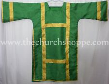 GREEN vestment with Deacon's stole and maniple lined,Dalmatic chasuble picture