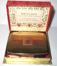 Vintage Revlon compact Love-Pat pressed powder  metal Van Cleef & Arpels (B33) picture