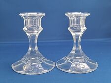 Set Of 2 Vintage Clear Glass 24% Lead Crystal 4