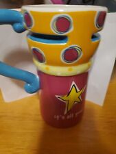 Ganz Coffee Tea Mug Tall cup Large Missing Lid 