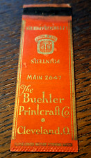 Vintage Matchbook: The Buehler Printcraft Co, Cleveland, OH picture