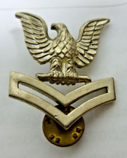 Vanguard USN Navy E-4 2nd Class Petty Officer Metal Double Pin - Pin Device picture