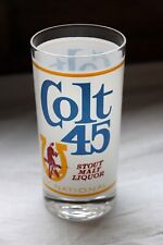 Rare Colt 45 Malt Liquor Beer Drinking Glass ~ National Brewing Company picture