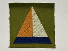 WWI, LIBERTY LOAN PATCH, 3rd INFANTRY, BEVO WEAVE, VINTAGE, ORIGINAL picture