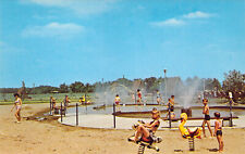 1968 NY Letchworth State Park Tots Chilcrens Spray Pool Mint postcard A25 picture