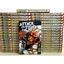 ATTACK ON TITAN Hajime Isayama Full Set English Comic Manga Vol. 1-34   picture