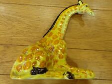 ANTIQUE ROSENTHAL NETTER HAND PAINTED CERAMIC GIRAFFE FIGURINE LIMITED EDITION picture
