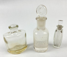 Lot 3 Vintage Glass Perfume Bottles 1 Richard Hudnut 1 France Small picture