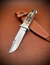 Bob Loveless Knife, Hunting Knife, Custom Handmade Knife, Stag horn picture