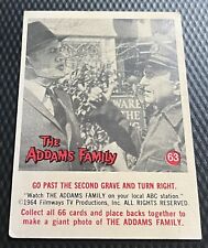 1964 Filmways Addams Family Card #63 - Mid Grade - No Creases picture