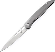 Kansept Knives Lucky Star Framelock Gray Titanium Folding S35VN Knife 1013A1 picture