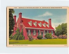 Postcard Birthplace of George Washington Wakefield Virginia USA picture