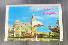 Vintage 1960s This is DISNEYLAND 26 Colorful Scenes Postcard Photo Mailer &Stamp picture
