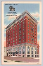 Charlottesville Virginia, Monticello Hotel, Vintage Postcard picture