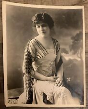 Antique 1917 Portrait Photo Film Actress Leah Baird ‘Fringe of Society’ by Moody picture