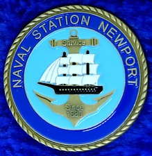 USN Naval Station Newport Challenge Coin PT-7 picture