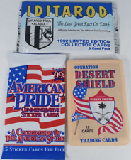 🔥 Collector's Bundle: Vintage Trading Card Packs - Iditarod, American Pride picture