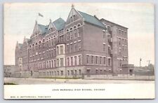 Chicago Illinois~John Marshall High School~Enclosed Circular Fire Escape~c1905 picture