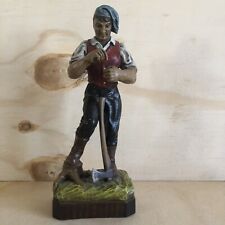 Vintage Woodsman Statue Made in Germany 10.5 in Tall picture