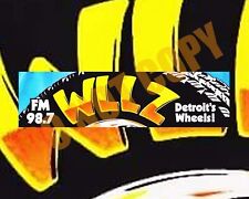 WLLZ 98.7 Radio Station Detroit Wheels Bumper Sticker Collage 8x10 Photo picture