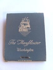 The Mayflower Washington Town & Country   Matchbook  picture