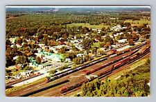 Havelock-Ontario, Aerial Of Road And Town Area, Antique, Vintage Postcard picture