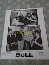 RC1461 Band 8x10 Press Photo PROMO MEDIA , BELL, YEAH IT'S ROCK RECORDS picture