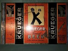 Krueger Finest Beer  Unrolled Sheet picture