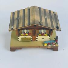 Vintage Cuendet Swiss Chalet Wooden Music Box “O Susanna” picture