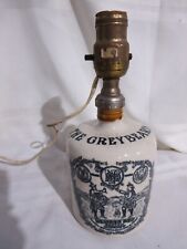 Govancroft Pottery - Glasgow The Greybeard Heather Dew Scotch Whisky Jug Lamp picture