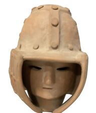 Japanese Haniwa  Male Warrior Head Sculpture Imported Mashiko,Japan picture