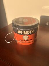 Vintage Reefer-Galler No Moth Empty Tin Can 1950’s With Hanger 4 1/4