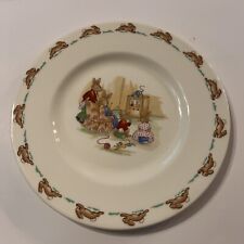 1967 Royal Doulton Bunnykins Plate Television Time 8