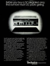 1978 Technics SU8080 DC Integrated Amp - Vintage Print Advertisement picture