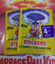 Vintage Garbage Pail Kids Original Series 4  Wax Pack GPK OS4 Lot Of Two Packs picture