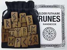 Foxy Ginger Runes Gift set Rune set with Book and Bag Divination tools Futhark picture
