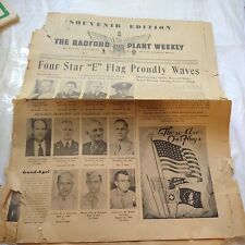 WWII Radford Plant Weekly Newspaper Sept 1945, Radford Ordnance Plant, Virginia  picture