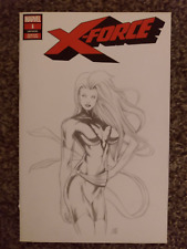 PHOENIX X-FORCE ORIGINAL SKETCH COVER COMIC ART DRAWING NOT A PRINT CAMPBELL picture