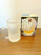 Seville Classics Ice Cold Mug with coolant wall for Beer & Soda 12oz 1993 #21001 picture